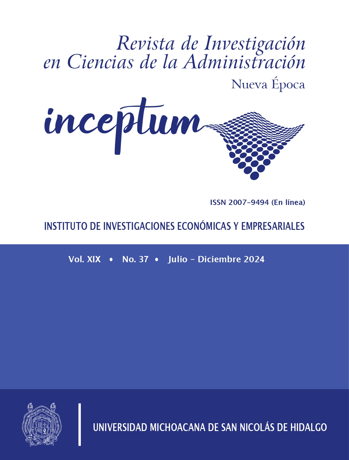 					Ver Vol. 19 Núm. 2 (2024): Vol. XIX No. 37 julio-diciembre 2024
				